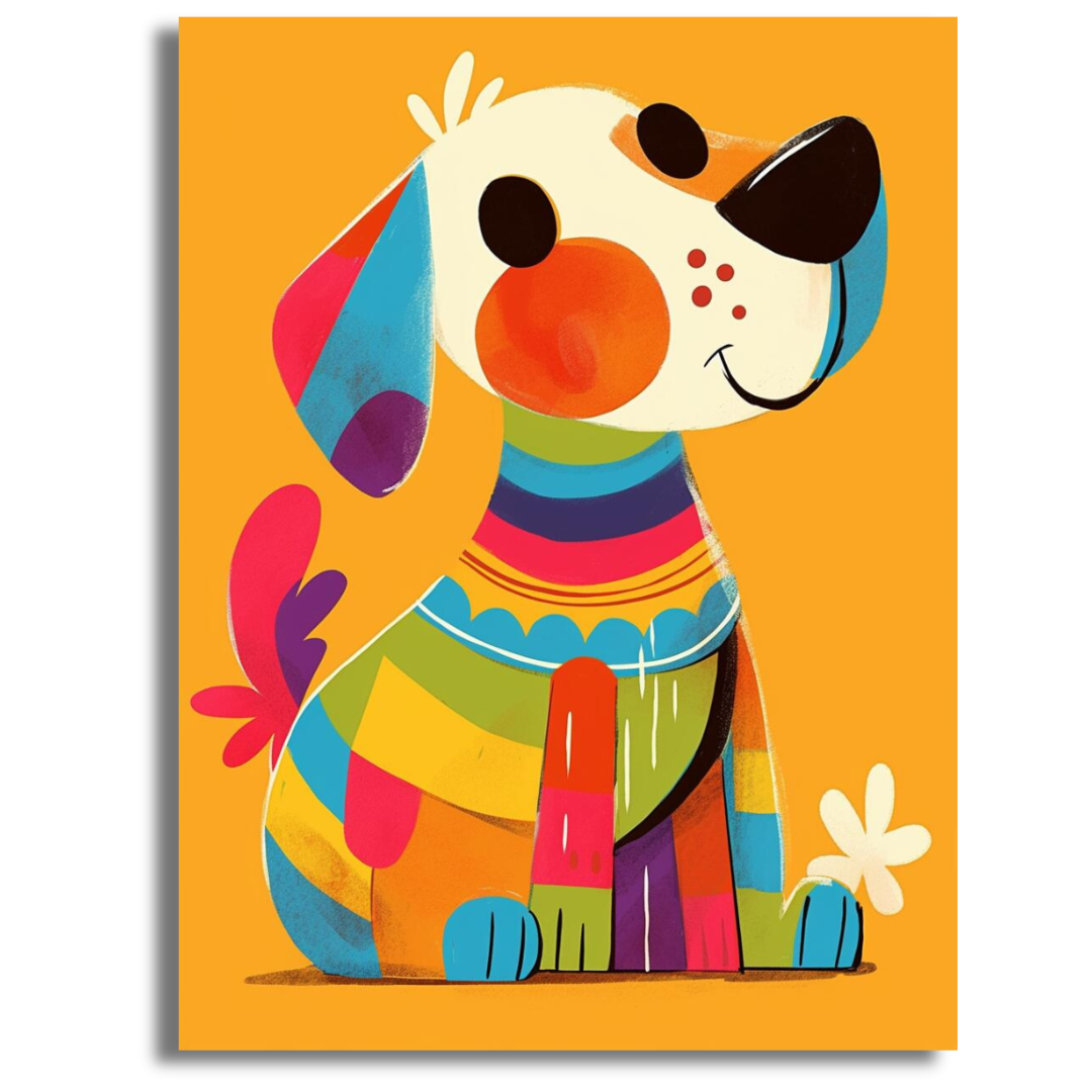 Patchy Pup - Paint By Numbers