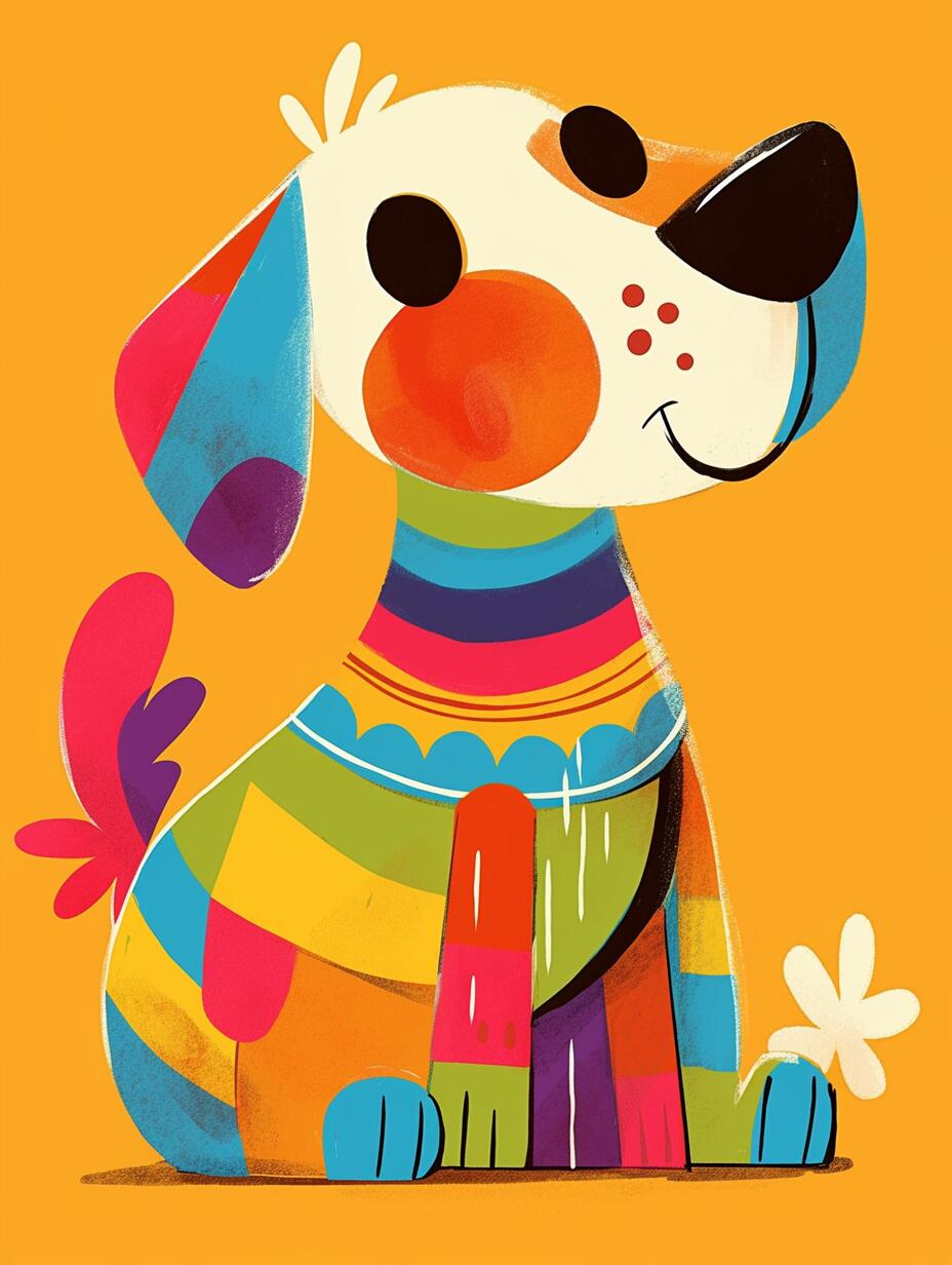 Patchy Pup - Paint By Numbers