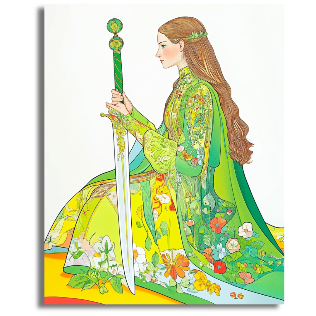 Floral Sentinel - Paint By Numbers