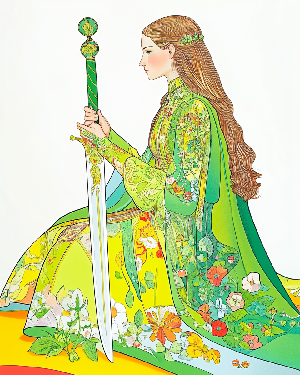 Floral Sentinel - Paint By Numbers