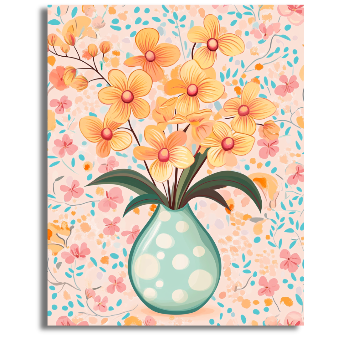 Whimsy Vase - Paint By Numbers