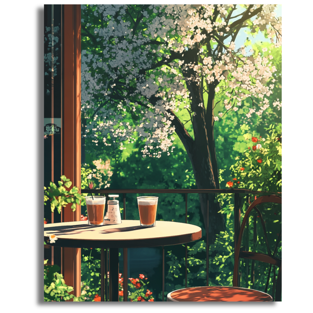 Petals and Brews - Paint By Numbers
