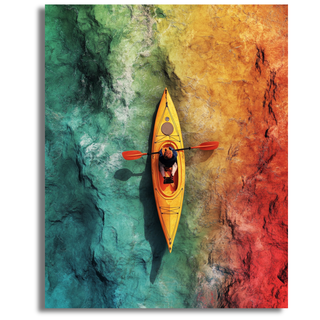 Paddle through Colors - Paint By Numbers