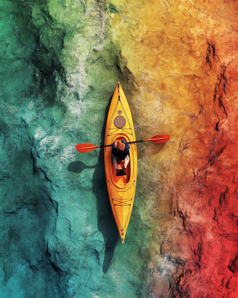 Paddle through Colors - Paint By Numbers