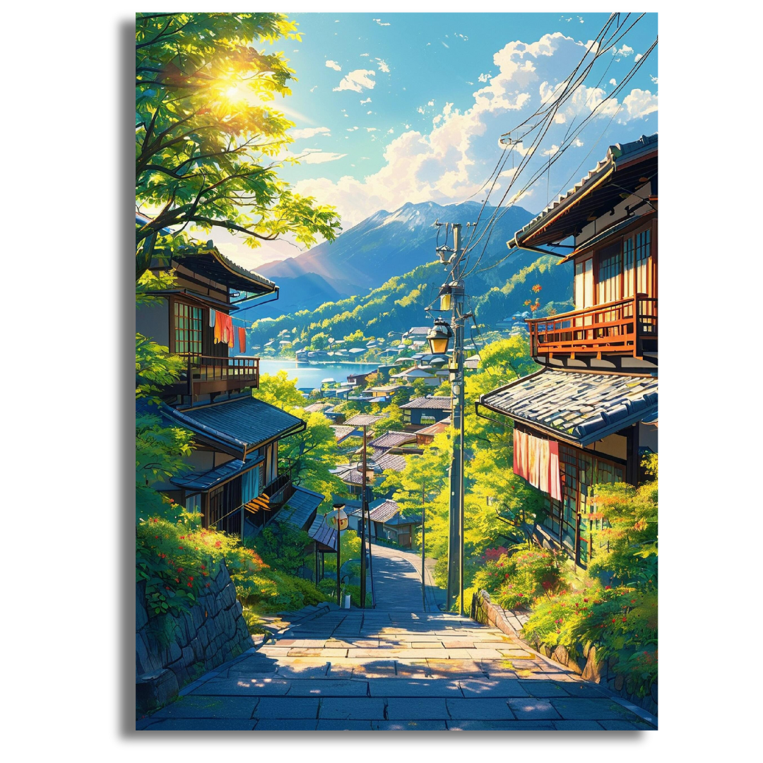 Sun-Kissed Path - Paint By Numbers