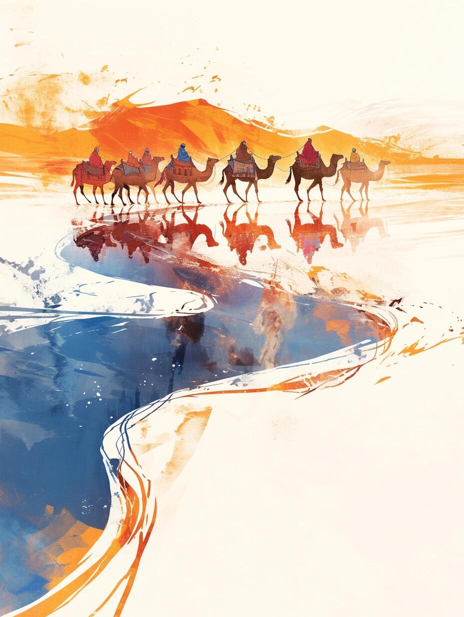 Journey of the Dunes - Paint By Numbers