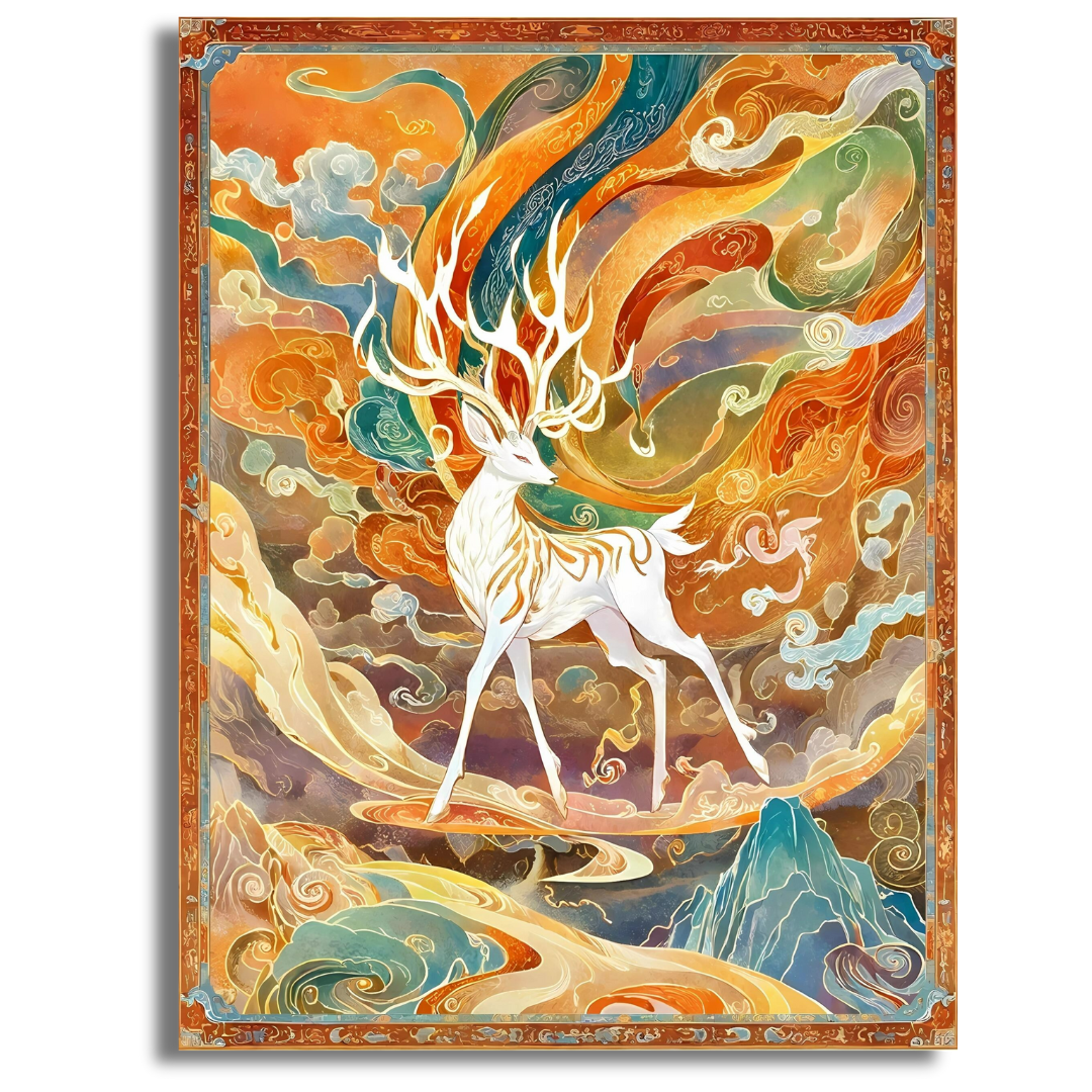 Celestial Stag - Paint By Numbers