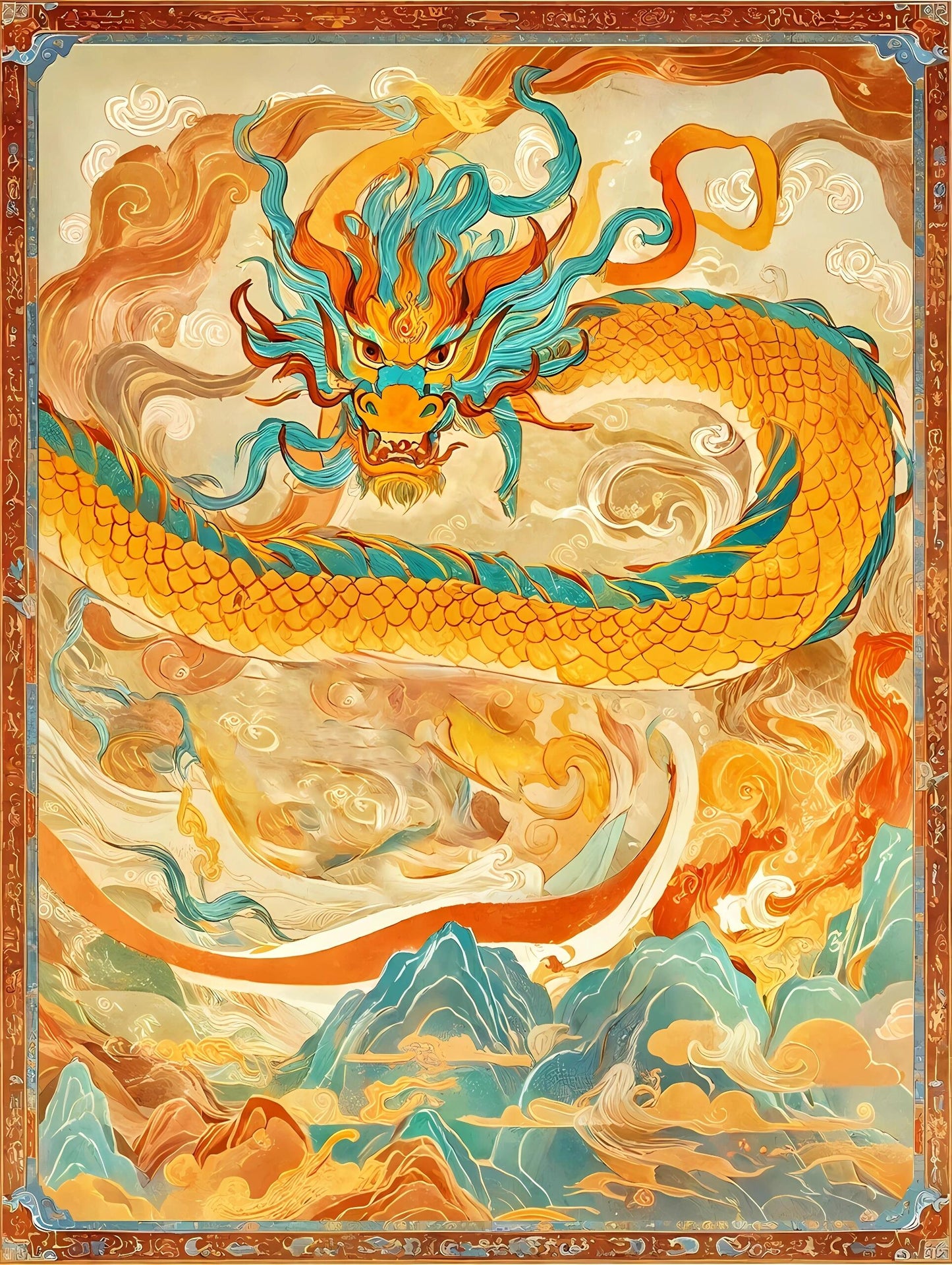 Golden Ascension - Paint By Numbers