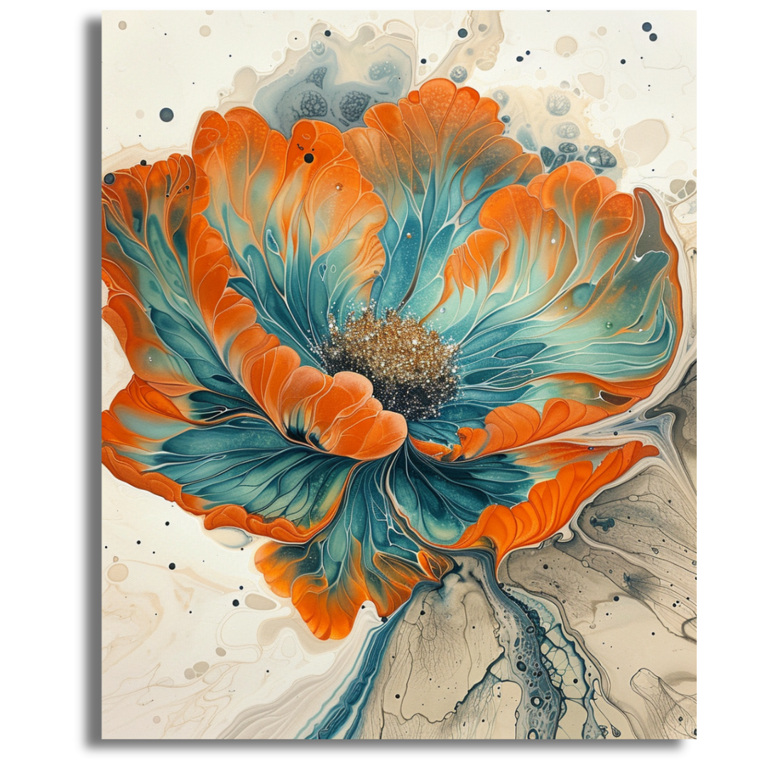 Radiant Blossom - Paint By Numbers