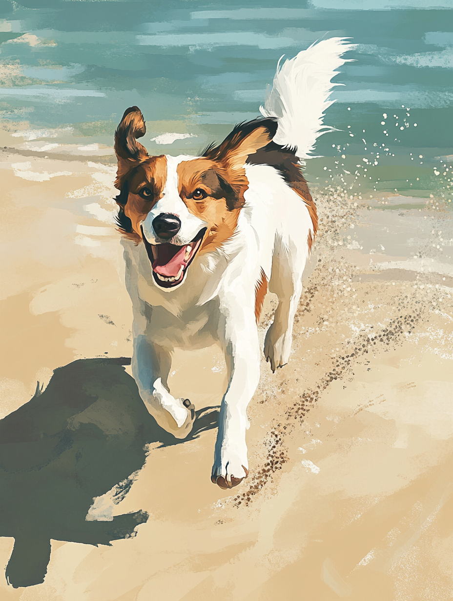 Ocean Dash- Paint By Numbers