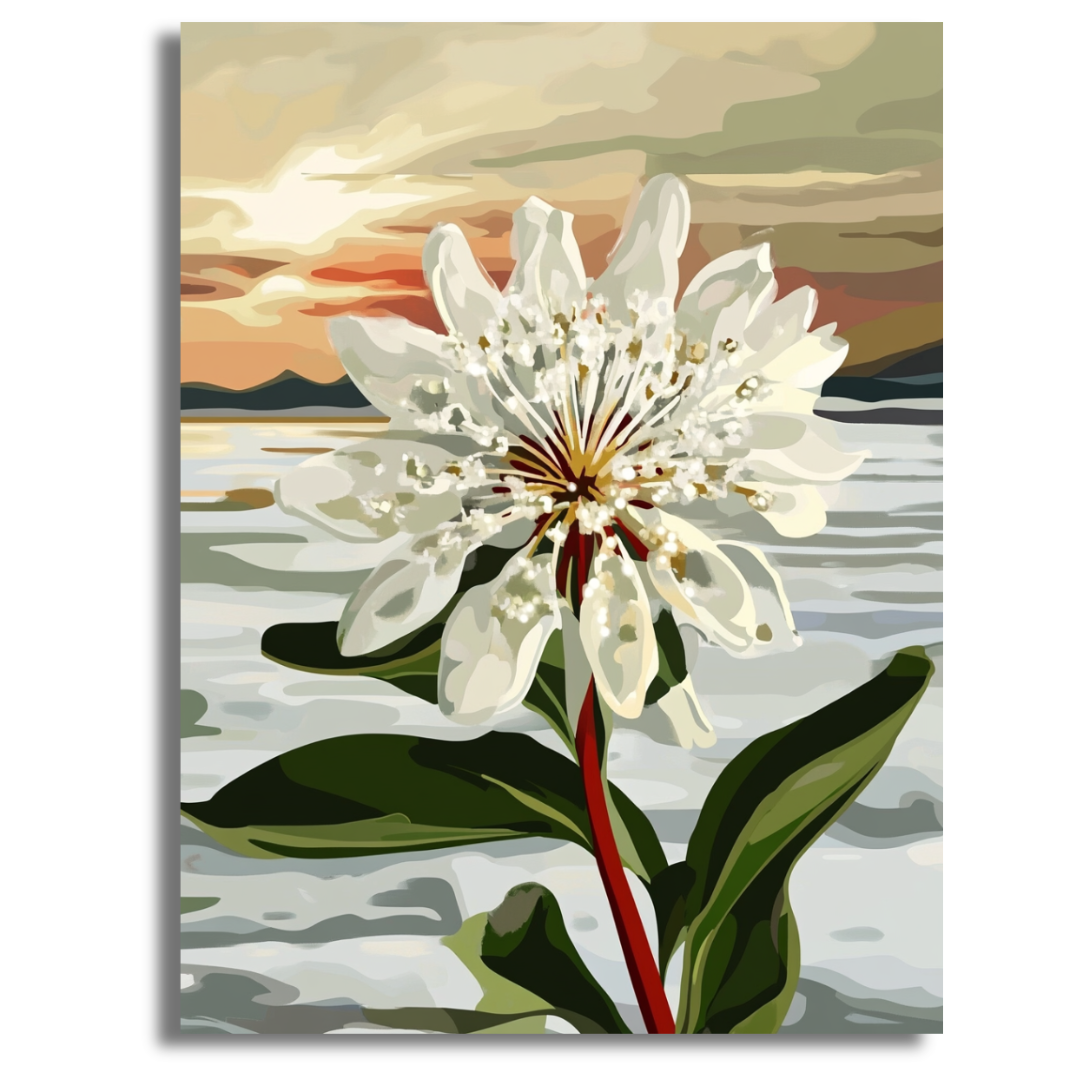 Winter Petal- Paint By Numbers