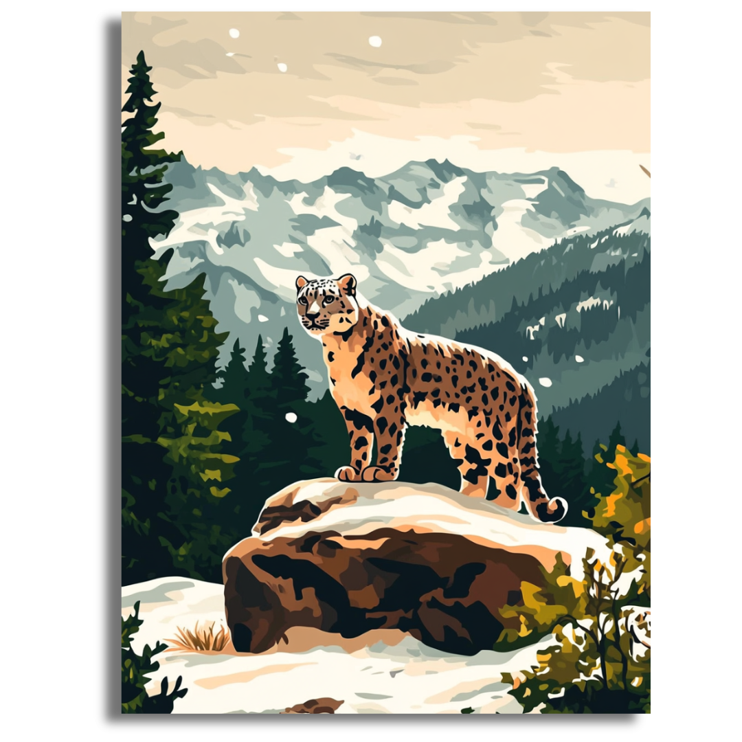 Snow Monarch- Paint By Numbers