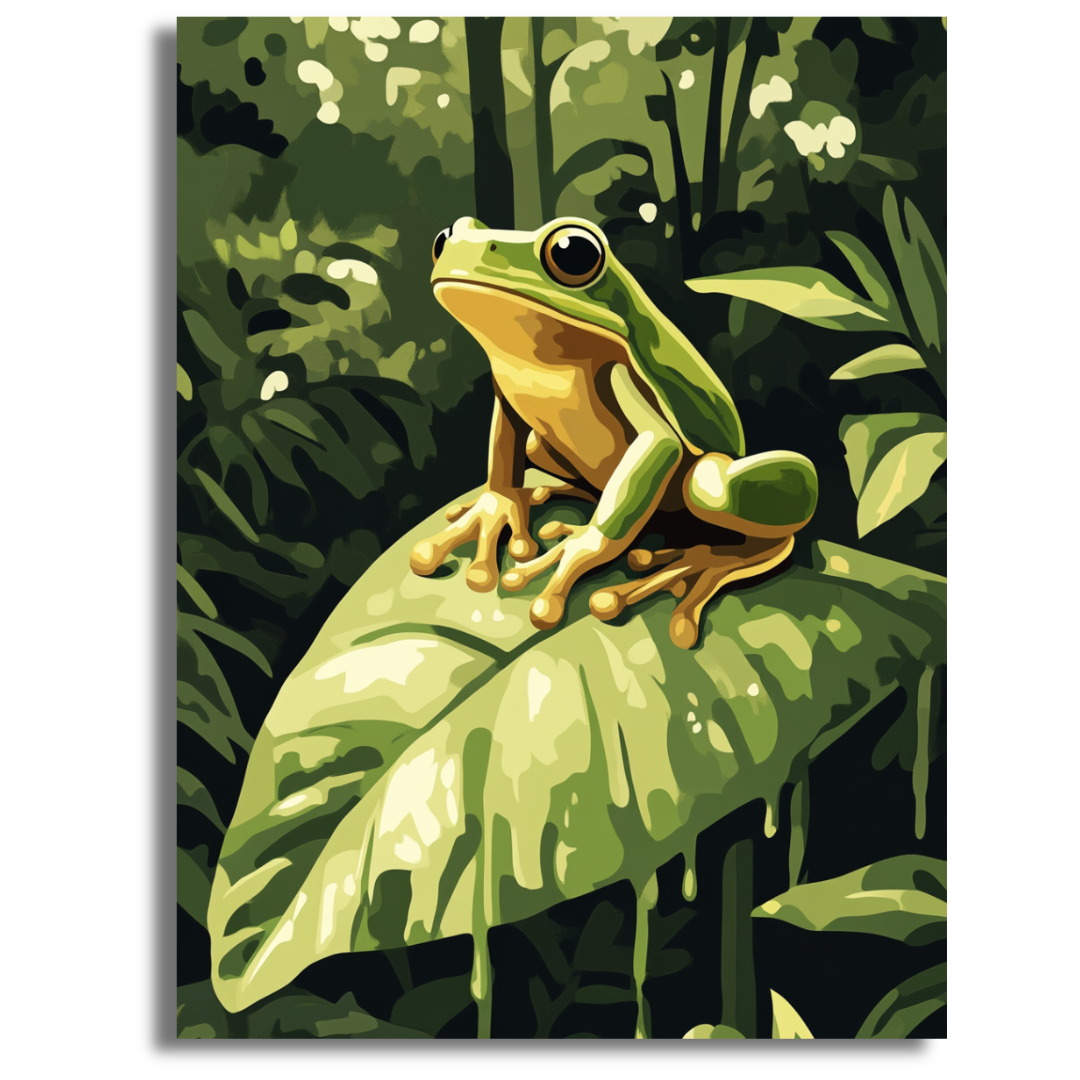 Emerald Leap- Paint By Numbers