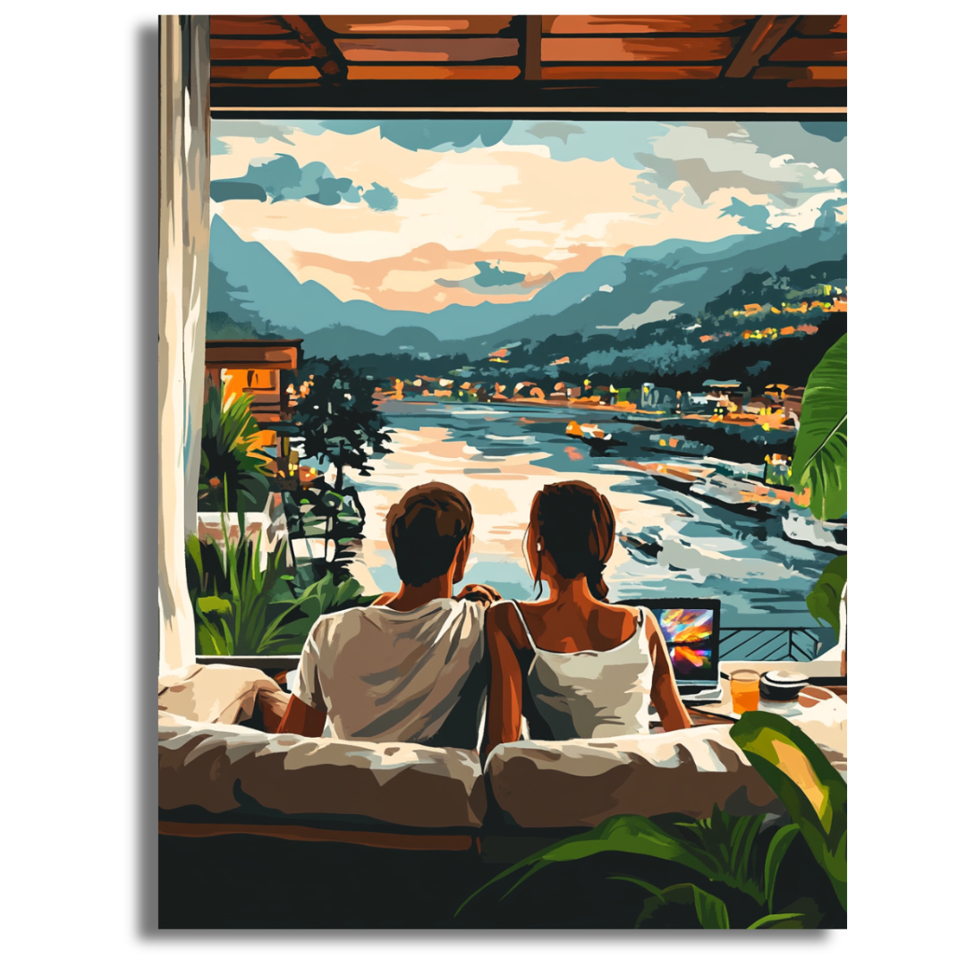 Lakeside Harmony- Paint By Numbers