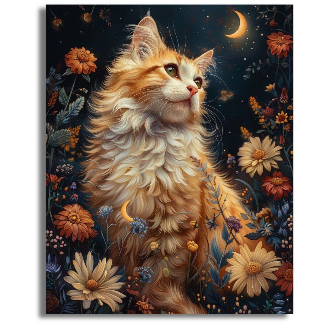 Celestial Whiskers- Paint By Numbers