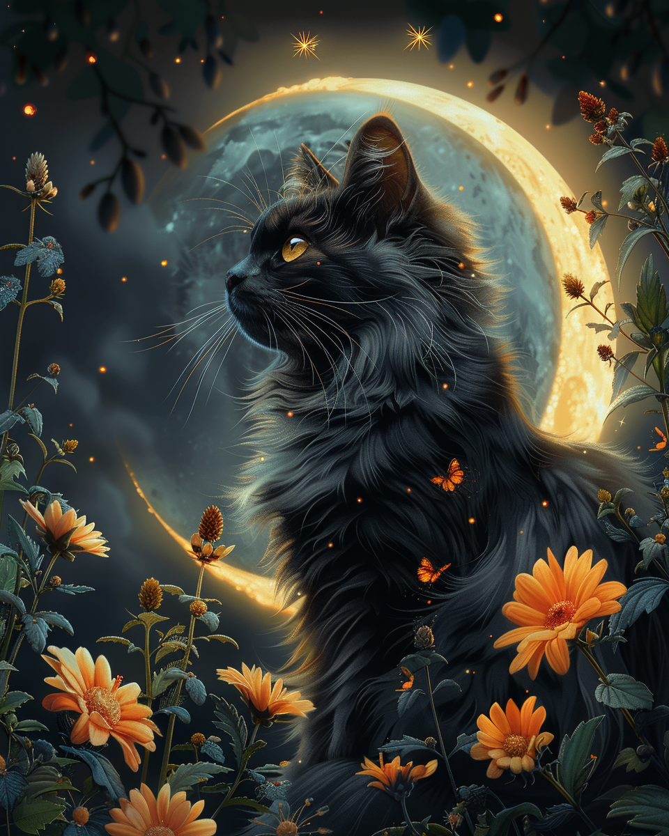 Moonlit Mystique- Paint By Numbers