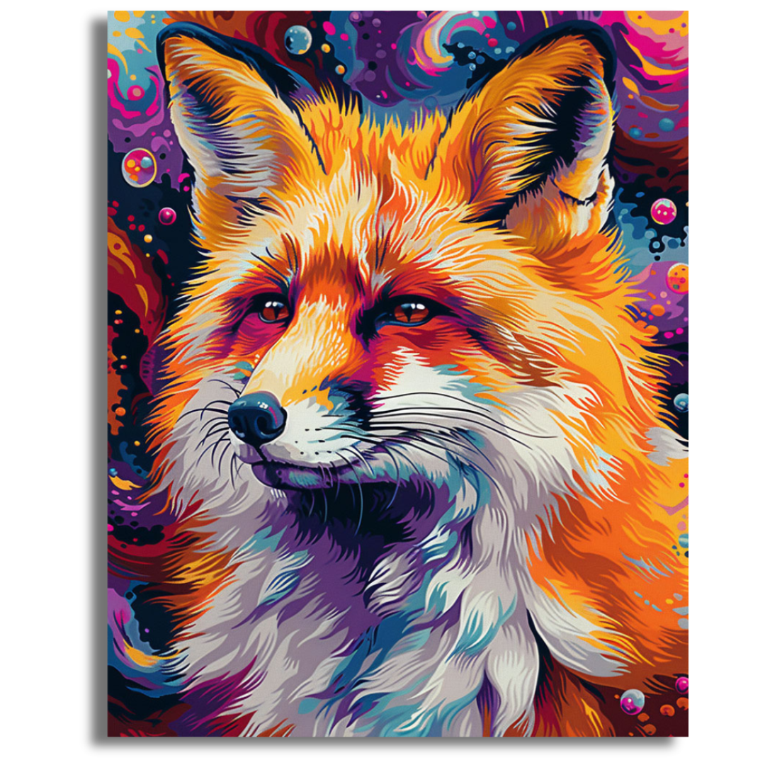 Cosmic Fox - Paint By Numbers