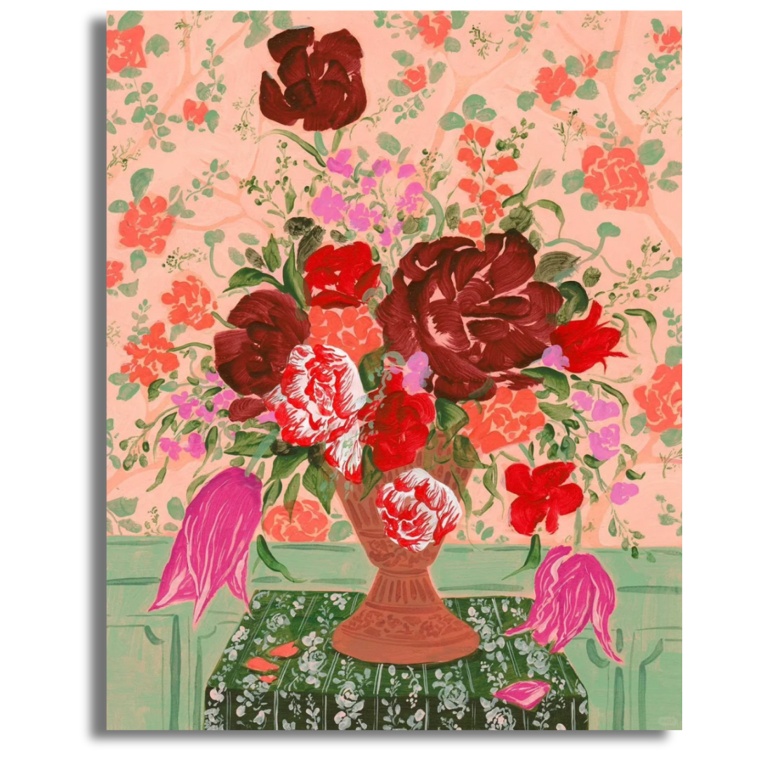 Floral Bliss- Paint By Numbers