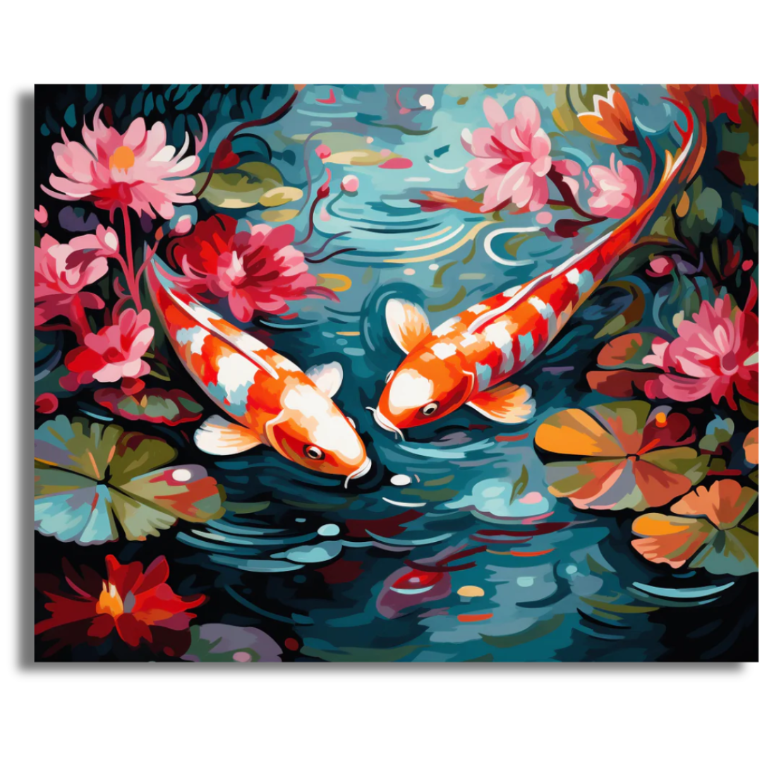 Koi Serenity- Paint By Numbers