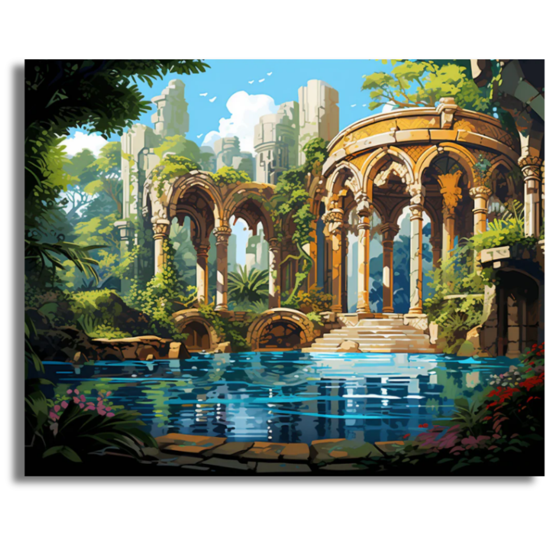 Ruins of Time- Paint By Numbers