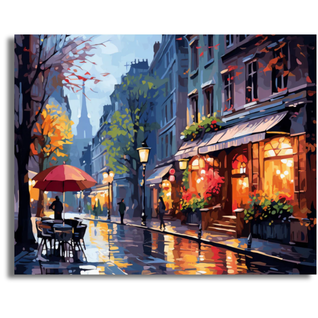 A Stroll Through Autumn- Paint By Numbers