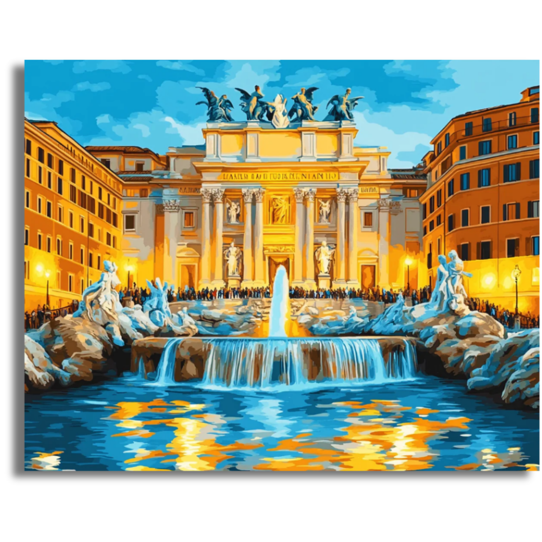 Whispers of Rome- Paint By Numbers