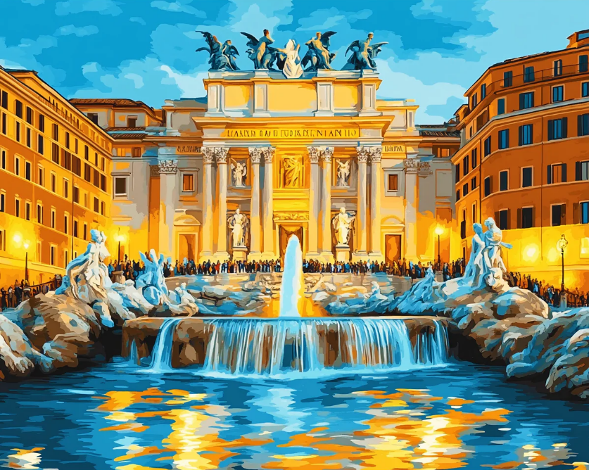 Whispers of Rome- Paint By Numbers