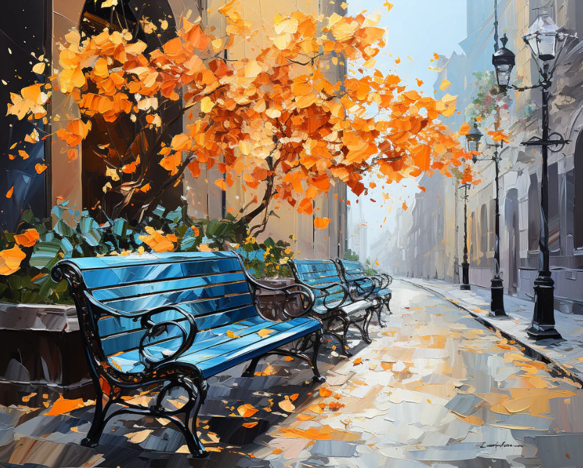 Autumn Reflections- Paint By Numbers