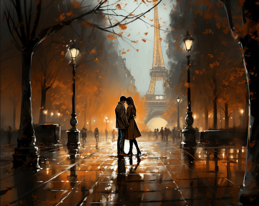 Autumn in Paris- Paint By Numbers