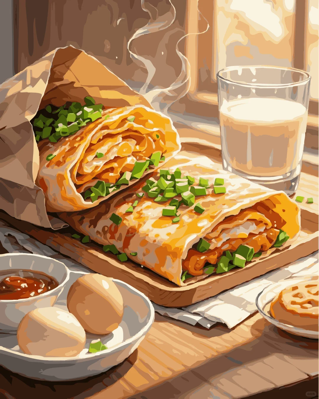Breakfast Bliss- Paint By Numbers