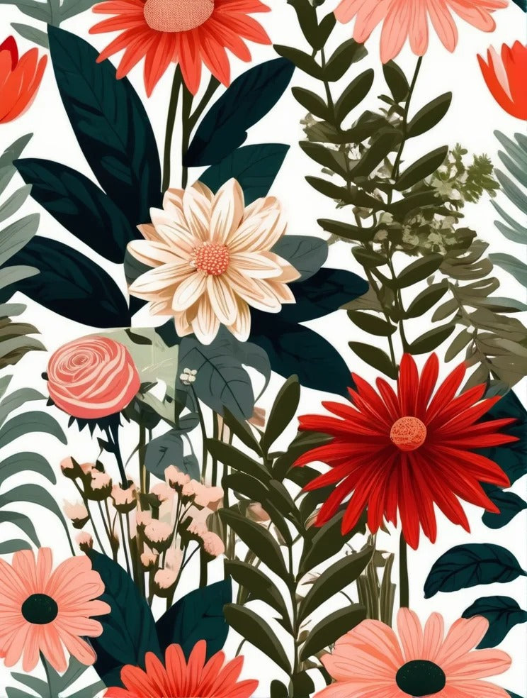 Petals of Joy- Paint By Numbers