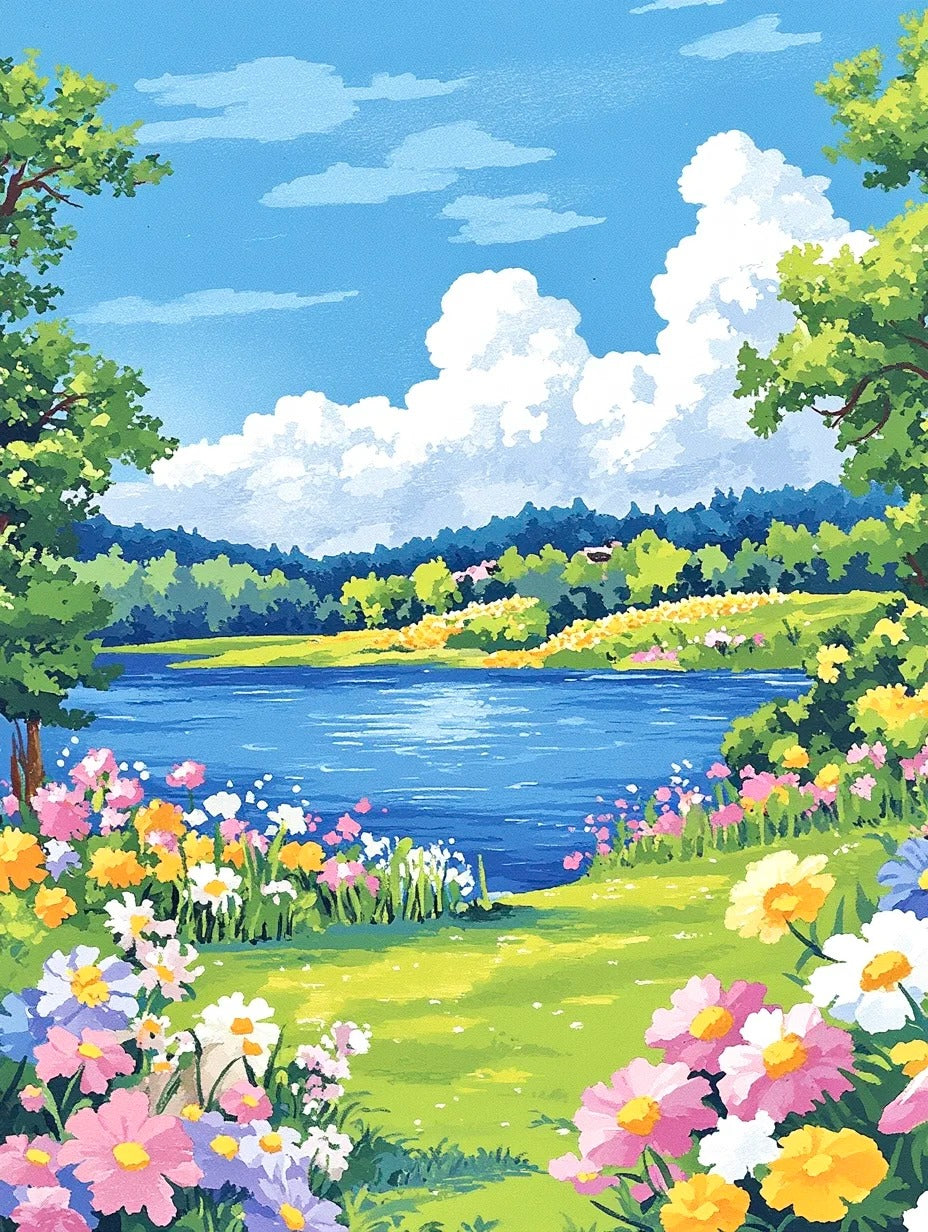 The Quiet Garden- Paint By Numbers