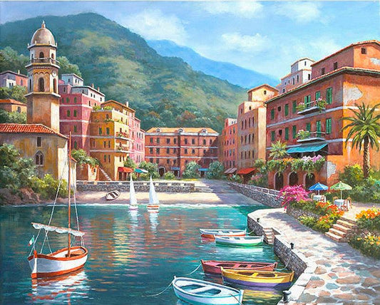 Harbor of Tranquility - Diamond Painting