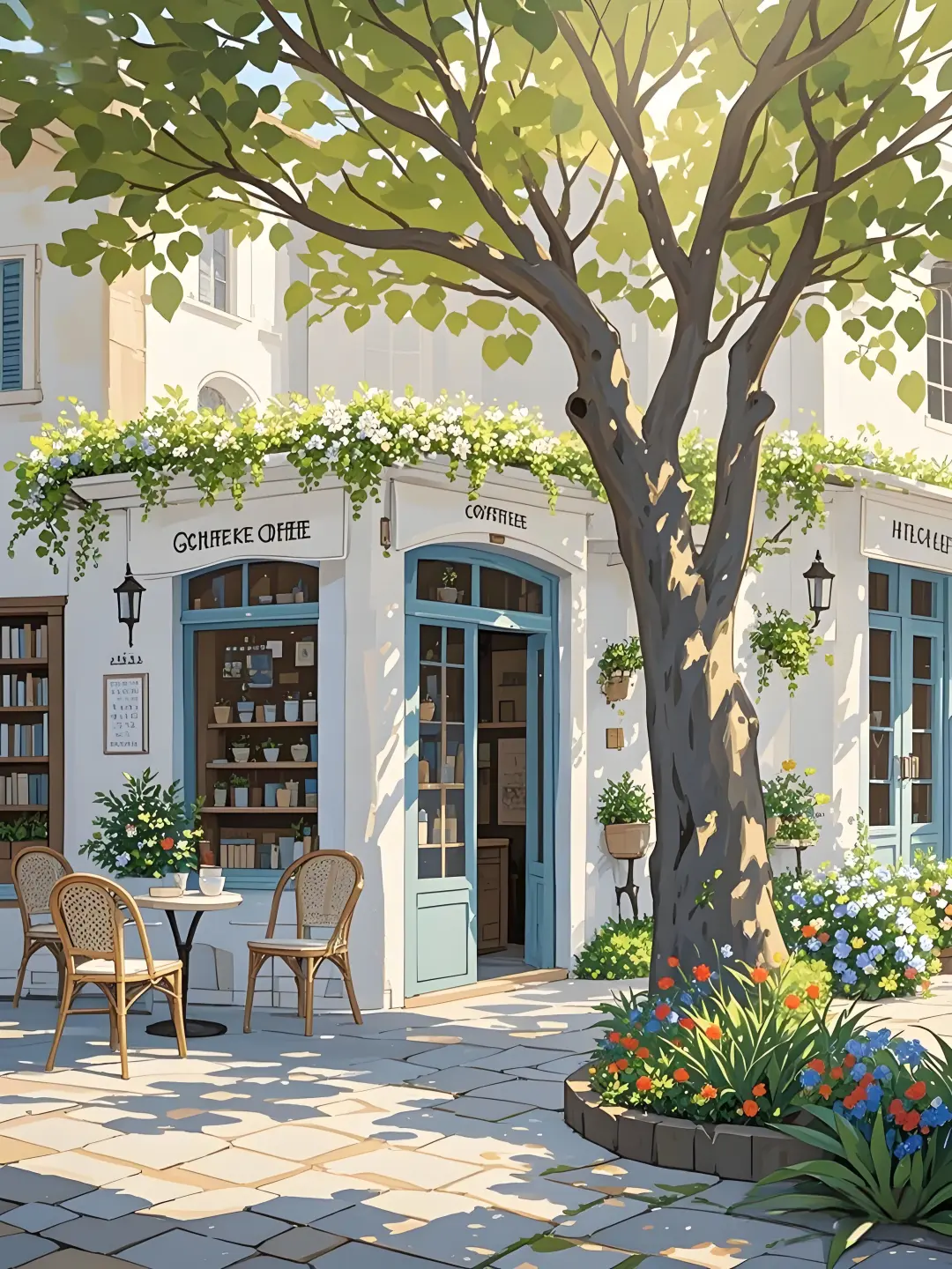 The Cozy Patio- Paint By Numbers
