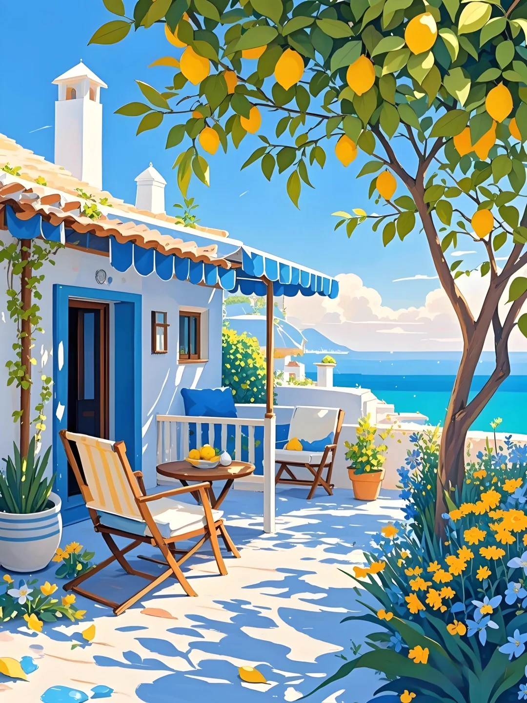 Lemon Breeze- Paint By Numbers
