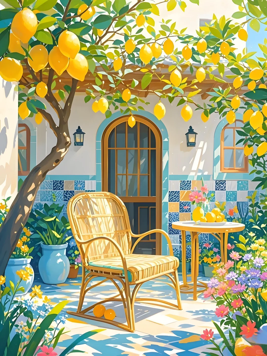 Vibrant Oasis- Paint By Numbers