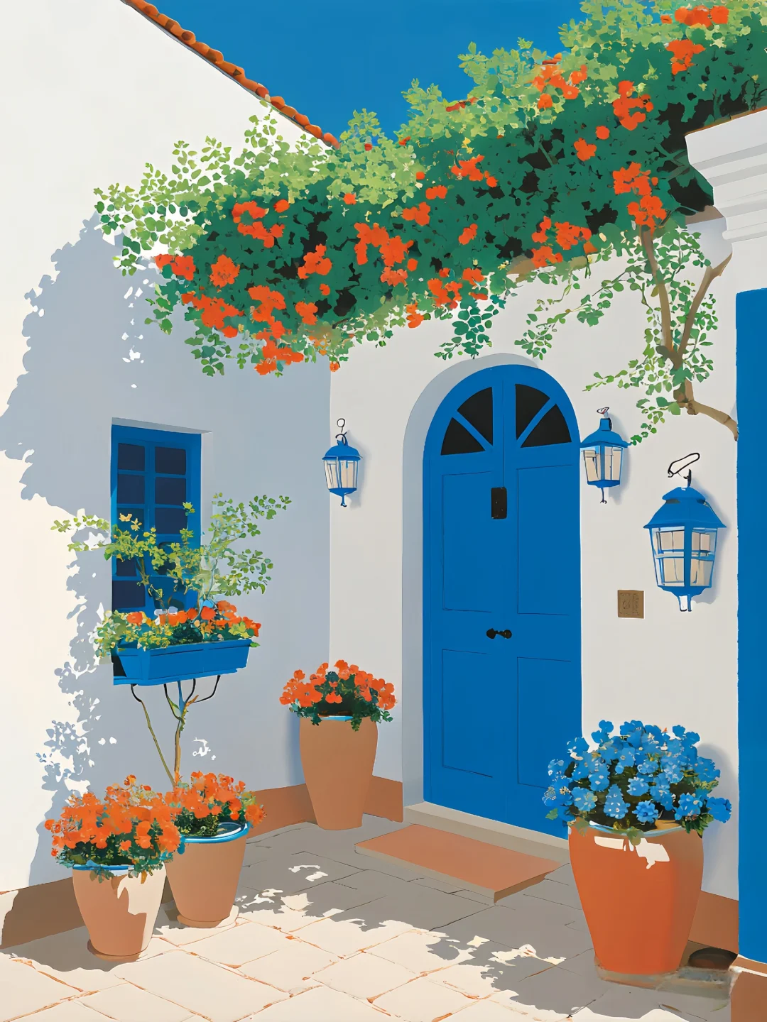 The Colorful Path- Paint By Numbers