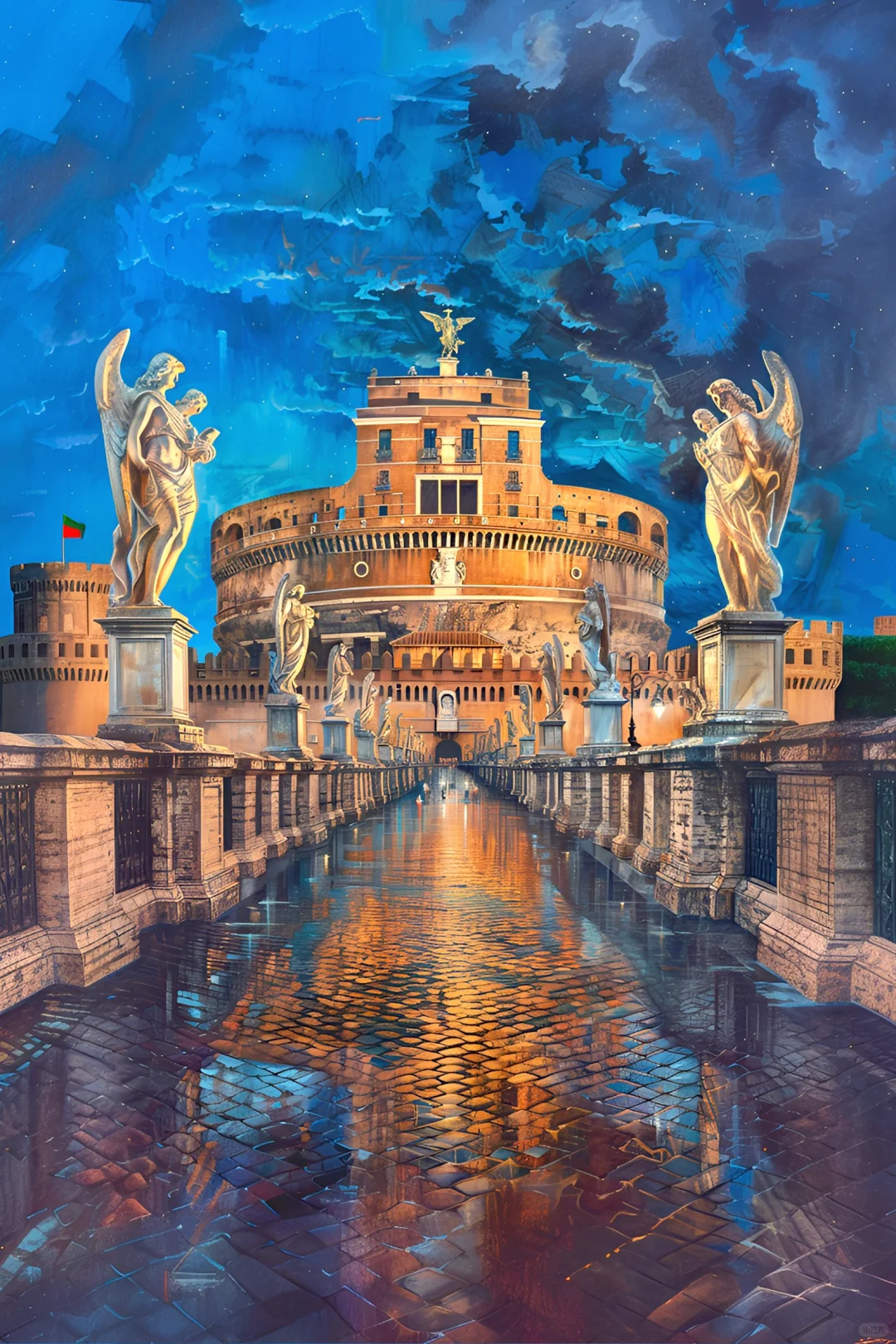 Fortress of the Night- Paint By Numbers
