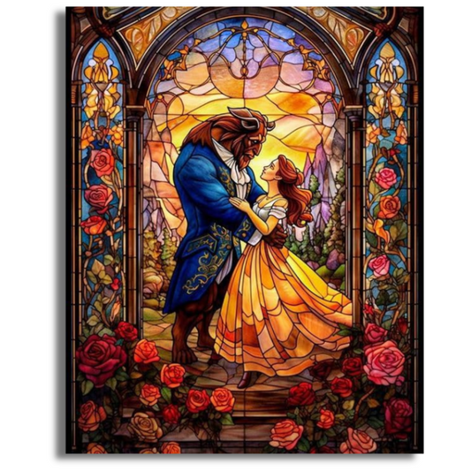 Beauty and the Beast - Paint By Numbers