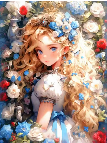 Blooming Princess - Diamond Painting