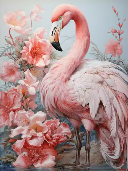 Flamingo Reverie - Diamond Painting