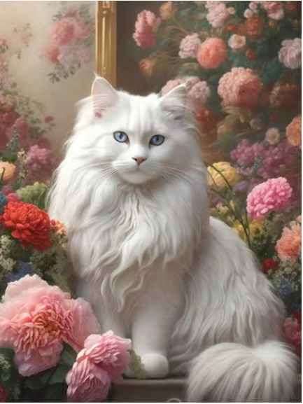 Majestic Fluff - Diamond Painting