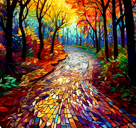 Mosaic Pathway - Diamond Painting