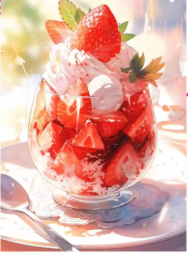 Strawberry Delight - Diamond Painting