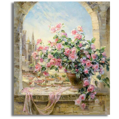 Blooming Vista - Paint By Numbers