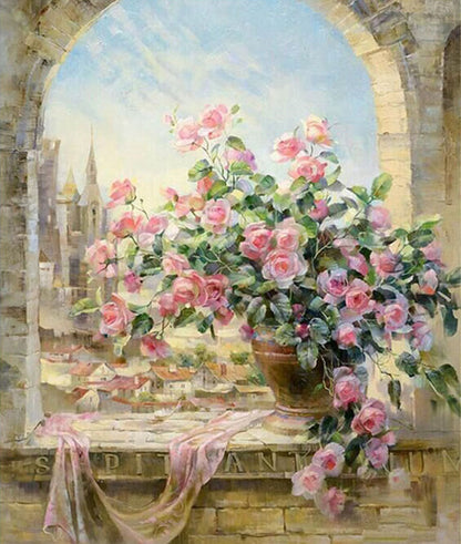 Blooming Vista - Paint By Numbers