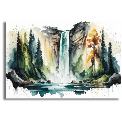 Cascading Serenity- Paint By Numbers