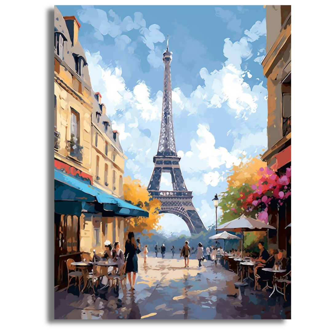 Eiffel Romance - Paint By Numbers