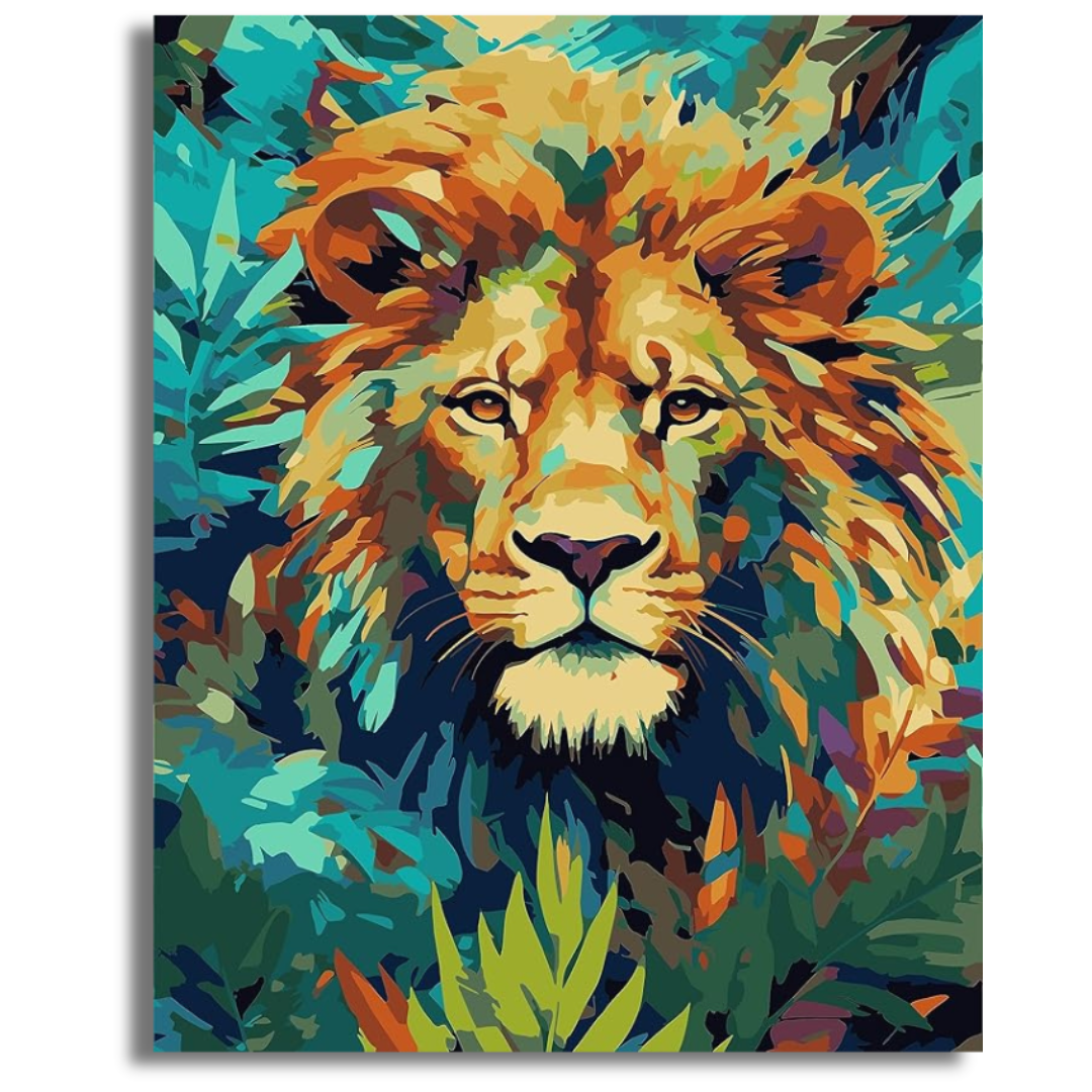 King of the Jungle - Paint By Numbers