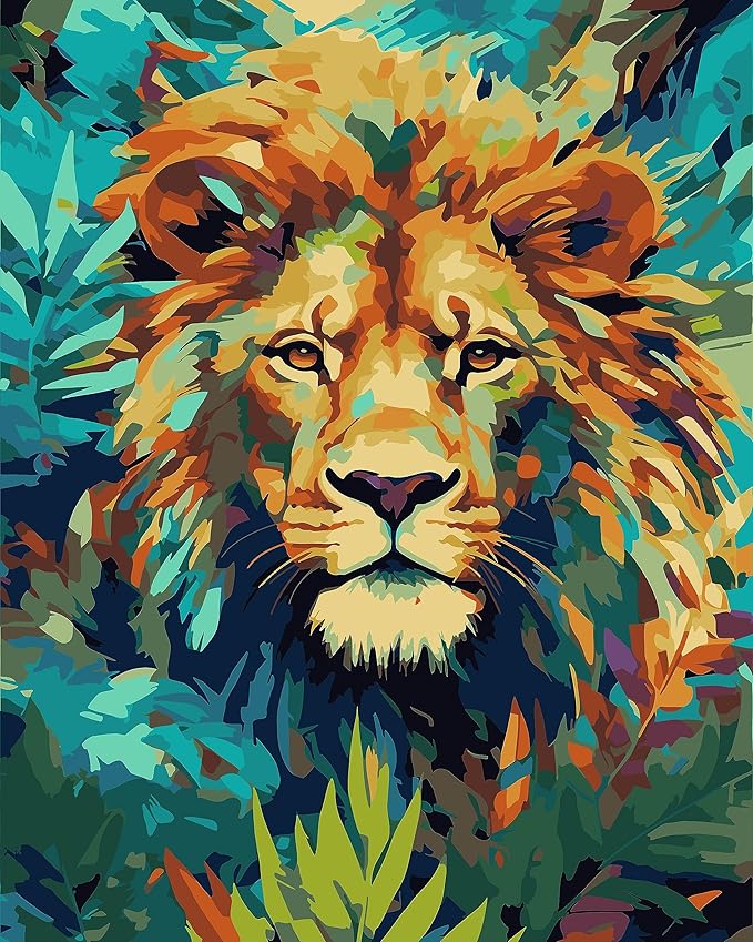 King of the Jungle - Paint By Numbers